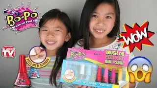 Bo-Po Brush On Peel Off Nail Polish For Kids | As Seen on TV Nail Polish for Children