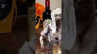 My Zombie Zin bottle of wine!🍷🧟 🍷