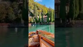 Beautiful boat ride on lake como in italy 🇮🇹 🚤||#shorts #viral #youtubeshorts #trending