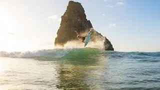 Jordy Collins Surfing in 