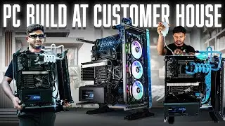 Custom Liquid Loop PC Build at Customer&rsquo;s House 💧🔥 | Ultimate Water-Cooled Setup Installation!