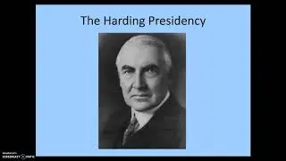 Nativism and the Harding Administration Screencast