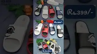 Amazing Deals on sliders for men at Rs. 399/- only #sliders #fashion #footwear