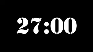 27 Minute Timer | 1620 Second Timer | 27 Minute Countdown