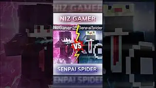 Senpai Spider VS Niz Gamer Edit #shorts #nizgamer #senpai
