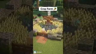 Minecraft Aesthetic Auto Crop Farm 🥕