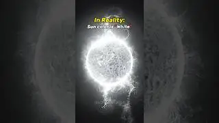 Actual color of Sun 🌞😱 #space #earth #universe