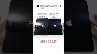 ONEPLUS PAD 3 ⚡ IPAD PRO M4 | SPEEDTEST #shortsfeed