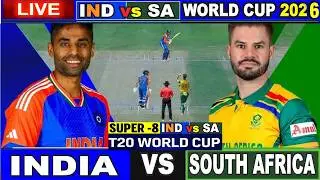 India vs South Africa Live Cricket Score:IND vs SA T20 World Cup 2026 Super 8 | IND vs SA LIVE Score