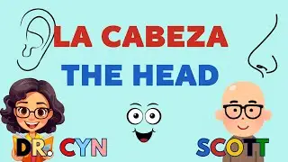 APRENDE LAS PARTES DE LA CABEZA EN INGLÉS Y ESPAÑOL EN 3 MINUTOS