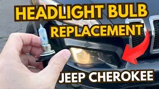 DIY Headlight Change on a 2014-2020 Jeep Cherokee (FAST & EASY!)
