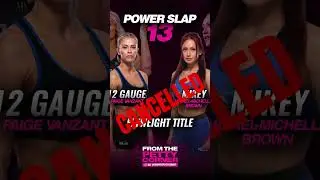 Unfortunately this match has been cancelled. #powerslap #title #cancelled #paigevanzant #ufc