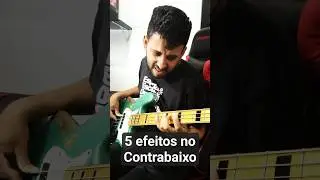 5 Bass Effects #bossgt1b #bass #effects #sfx #bassdrive #chorus #octaver #groove #drive