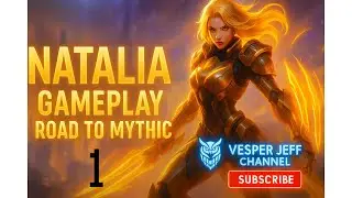 Natalia Assassin Gameplay 1 Road to Mythic Rank - Mobile Legends