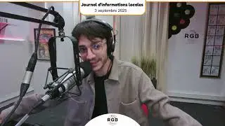 Journal d'informations locales du Mercredi 3 septembre 2025 - Radio RGB 99.2 FM