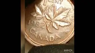 1 cent 1982 Canada rare,,rare..