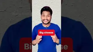Idiom of the day &ldquo;big cheese&rdquo; #ytshorts #vocabulary #idiomsandphrases #learnenglish #phrasalverbs