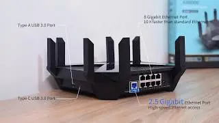 UNboxing of tplink wifi archer ax6000 router best router for gaming