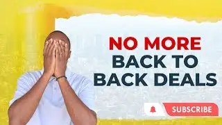 The Banks have closed the No Money Down Deals