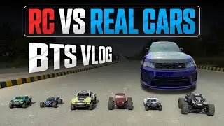 RC Cars vs Real Cars  - Behind the Scenes of Thrilling Drag Race!