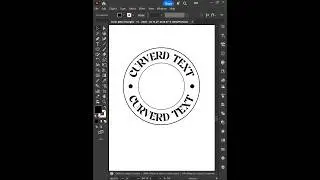 Adobe Illustrator 2026 &mdash; Все советы по созданию текста по кругу #ducthangds