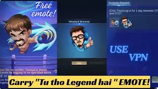 NEW FREE EMOTE EVENT / HOW TO GET CARRYMINATI 