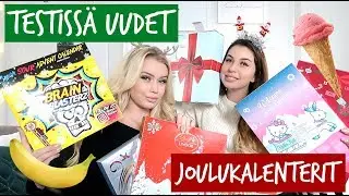 TESTISSÄ UUDET JOULUKALENTERIT - jäätelö, hedelmä, karkki & suklaakalentereita...