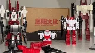 Siyang Y C01A figure review. Transformers generation one sixgun toy. Third party metroplex figure