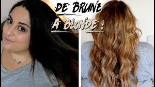 l► Je passe de brune &agrave; blonde  !  [CHANGEMENT CAPILLAIRE] + Make Up de soir&eacute;e