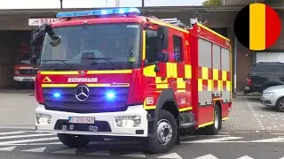 Uitruk NIEUWE Autopomp A61 HVZ Oost-Limburg post Maasmechelen naar buitenbrand in Maasmechelen