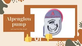 The Alpenblow pump by Alpenglow gear. Let's try if this little pump really works. Is it a 👍 or a 👎??