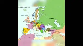 French plans for Europe after WW1 (in 1915)! #map #geography #geopolitics#ww1 #france#youtubeshorts