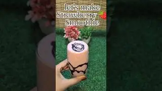 High Protein Tummy Filling Strawberry 🍓 Smoothie 🥤😋 @Worldof-Sravani