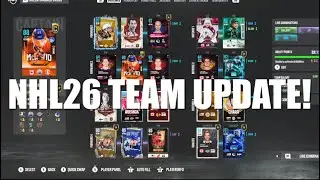 NHL26|TEAM UPDATE!🥞#hut #nhl #chel #nhl26 #hockey #hockeyultimateteam #goals #fy #fyp #win #music 