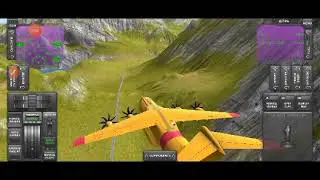 Olha eu jogando turboprop flight simulator com HC400 Hill🛫🏕⛰️🏔🗻destino Field🛬🏘 voo completo 