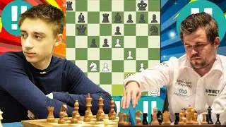 A Chess Battle That Left Magnus Pausing for Minutes