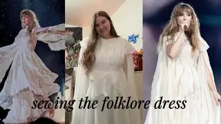 sewing the eras tour folklore dress!