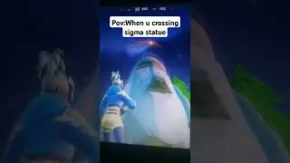 Whenur cross Sigma statue🗿 @Ronics_Gaming #fortnite #viralshort #trendingshorts #shorts #funny #fyp