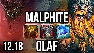 MALPHITE vs OLAF (TOP) | 7/4/17, Rank 15 Malph | TR Master | 12.18