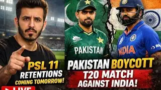 PSL 11 Retentions Tomorrow 🔥 | Pakistan to Boycott India Match?