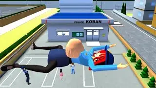 Police girl pregnant giving birth at police station 😦 || #sakuraschoolsimulator #copsgaming