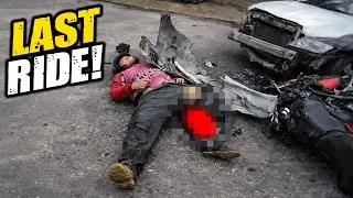 Insane Motorcycle Crashes & Epic Biker Moments! - Ep. 282
