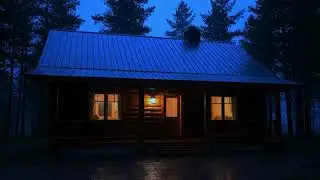 Relaxing Rain & Thunderstorm in Forest Cabin | Sleep Better Tonight