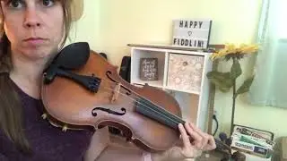 Back Up & Push played by Ashley Davis-White - Bluegrass fiddle tune