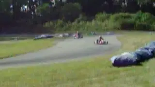 Driving at Michiana Raceway Park