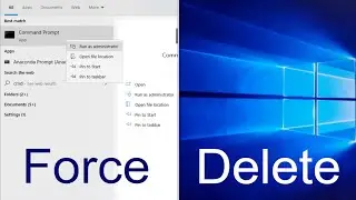 force delete a file that cannot be deleted [Windows 10]