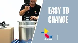 Timmer vacuum hose lifter - easy to change, one-hand operation