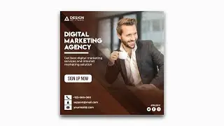 Digital Marketing Ad Banner Square - Affinity Designer