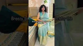 banarsikotachecksari #sareedrape#sareestyle#sareelove#sareefashion#sareequeen#indianwear#shortsfeed
