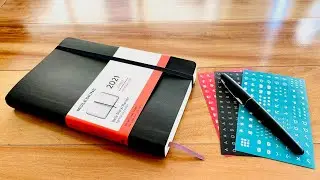 Обзор и пролистывание ежедневника/планировщика Moleskine в мягкой обложке
